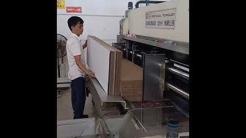 Flexo printer slotting diecutting machine