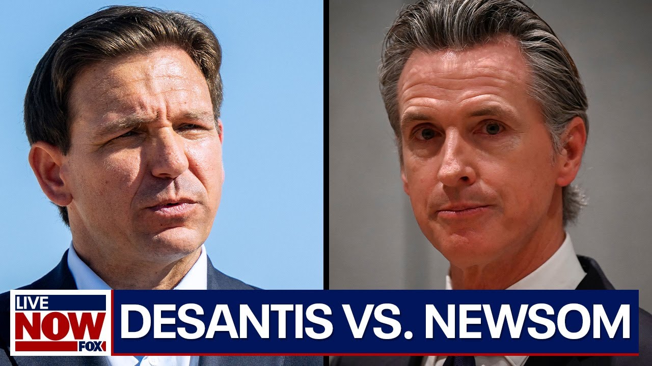 Gavin Newsom and Ron DeSantis debate taxes, crime and who's ...