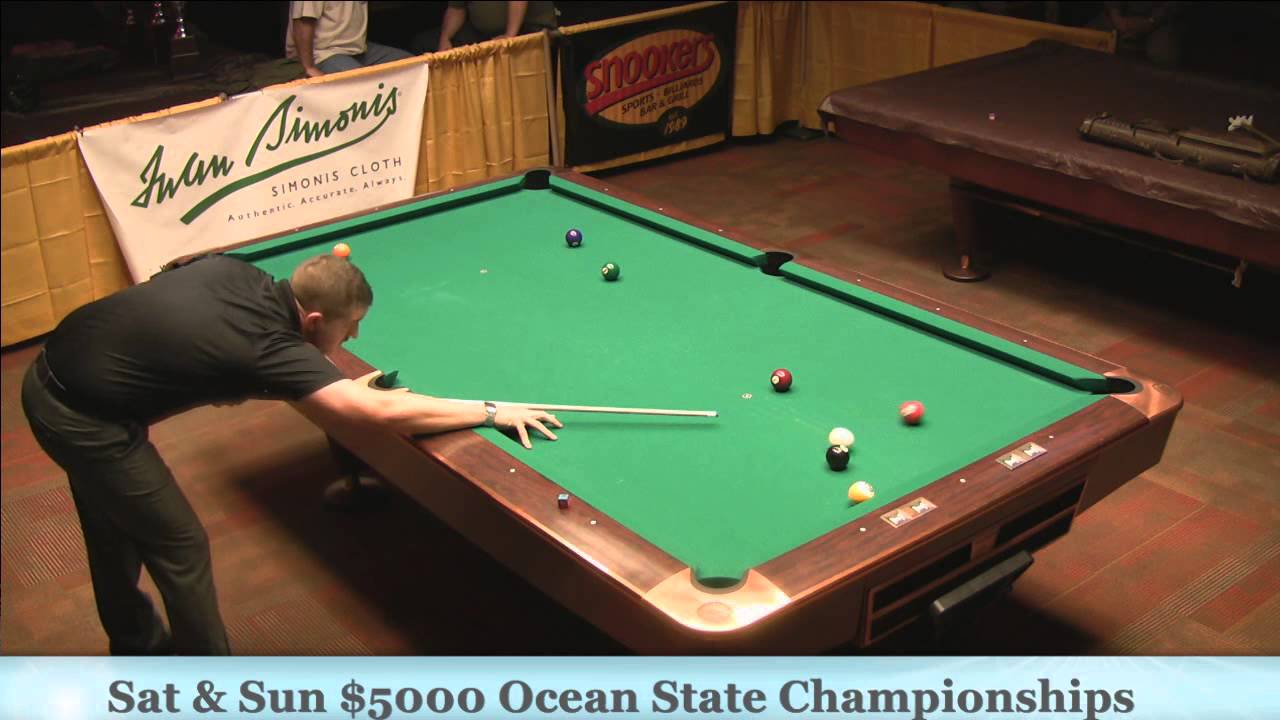 Jason Shaw Mike Dechaine 25th Annual Ocean State 9 Ball Finals Set 1
