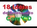 18 Idéias de Artesanatos com CDs - 18 Handicrafts with CD