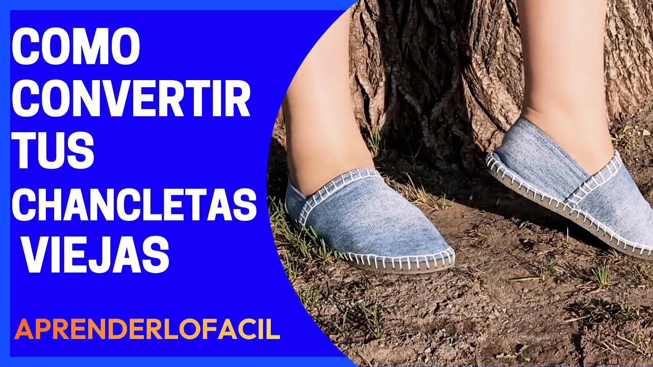 Transforma tus Chanclas y Jeans Viejos en Zapatillas de Verano DIY