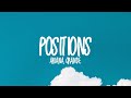 Ariana Grande-positions (Lyrics)