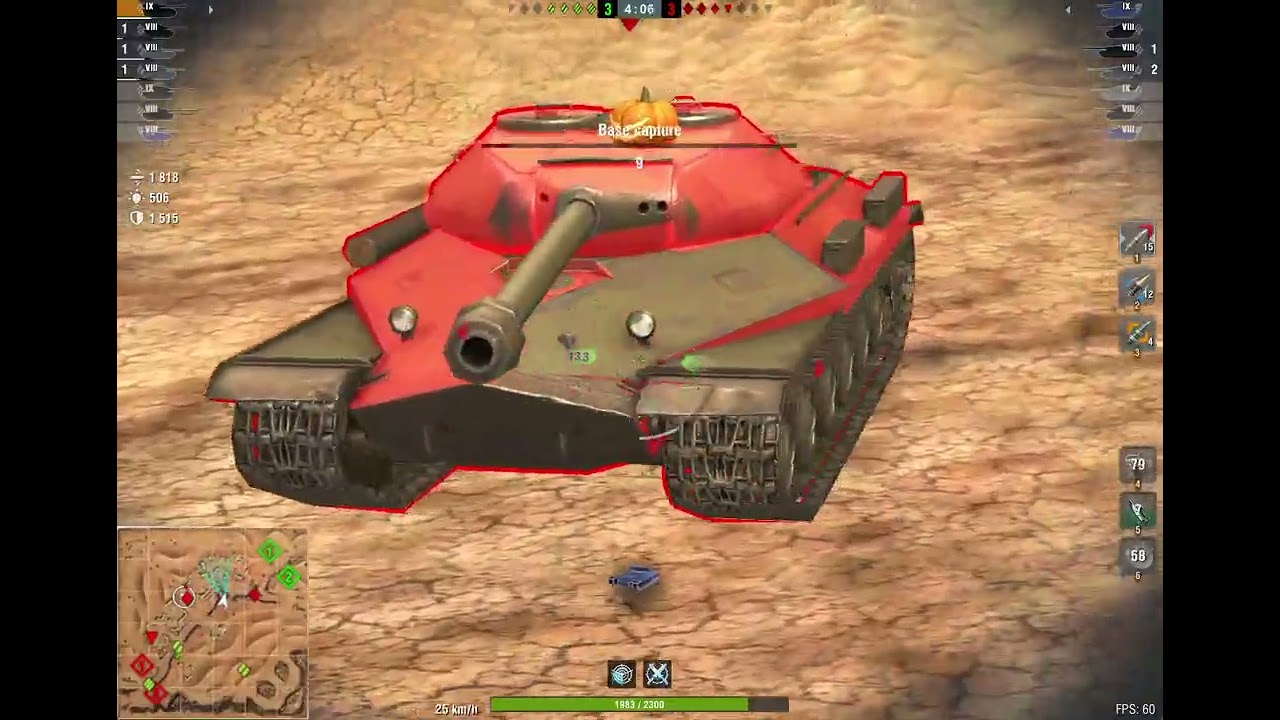 Oasis Palms 2 vs 4 Desert Battle VK 45.02 (P) Ausf. B 