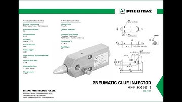 PNEUMAX PNEUMATIC  AUTOMATIC GULE / GREASE / LIQUID INJECTOR