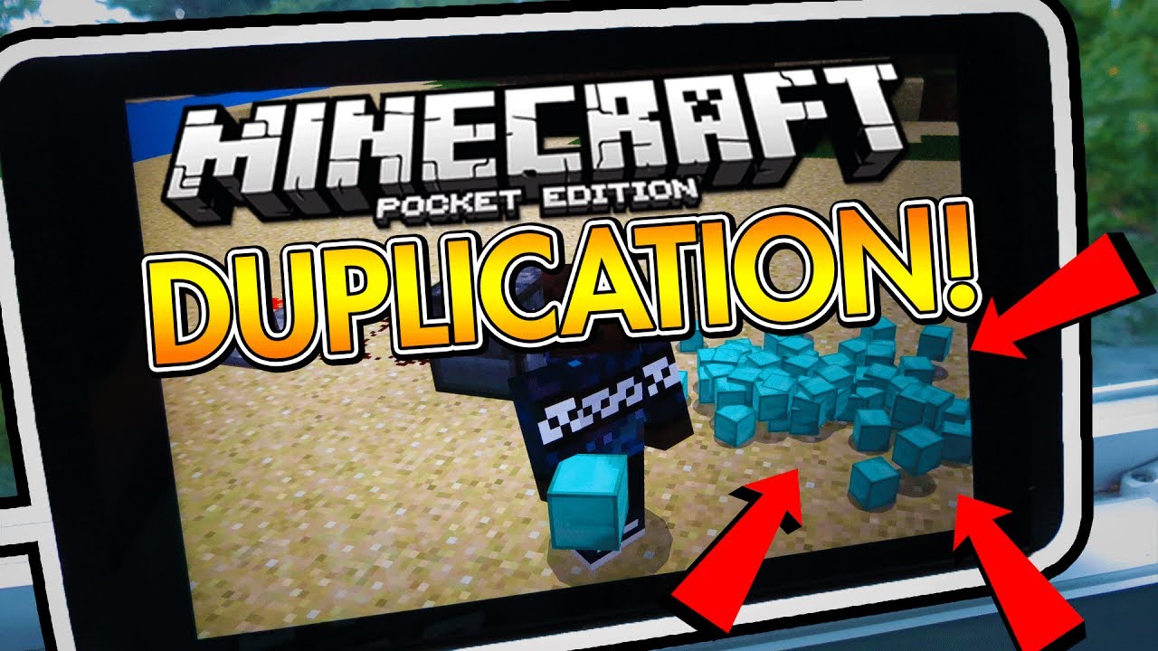 ⚡ EASY DUPLICATION GLITCH 100 WORKING v1.2 Minecraft Pocket Edition