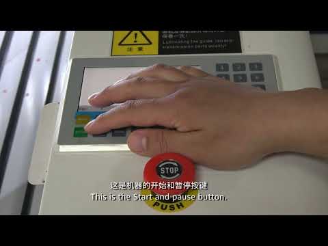 how to use RD software/RUIDA panel of co2 laser machine.