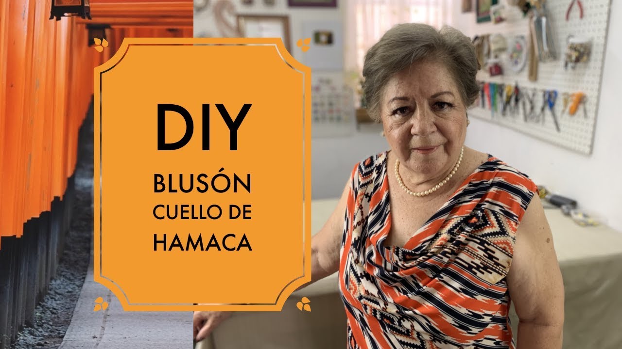 DIY :: BLUSON CUELLO DE HAMACA / HAMMOCK NECK BLOUSE