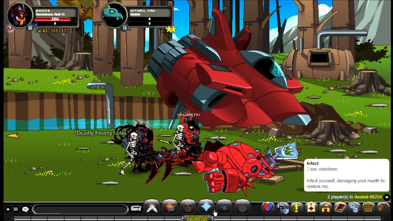 AQWorlds Class Review Necro, DBSK, Healer, Warrior, and Enforcer