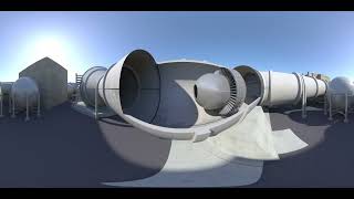 NASA Wind Tunnel Test #powerfulrocket (360 Animation)