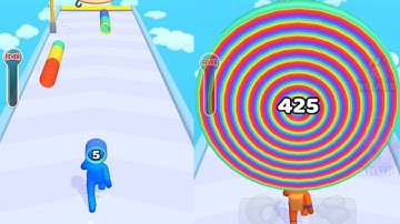 NOOB vs PRO Layer Man Run 3D 🔴🥑🔴 New Max Update Gameplay iOS level 325