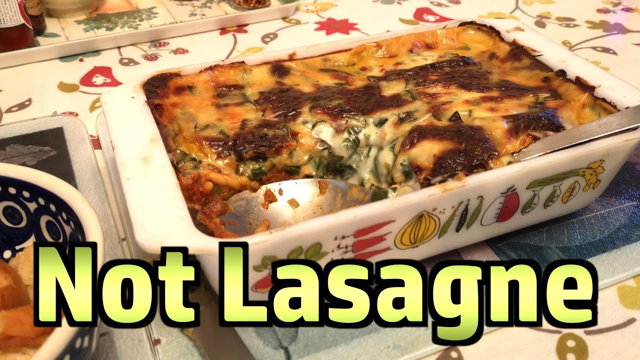 A Bit of Low-Effort Batch Cooking, Plus Not-Lasagne