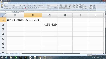 Excel: Calculate Number of Weeks between two dates