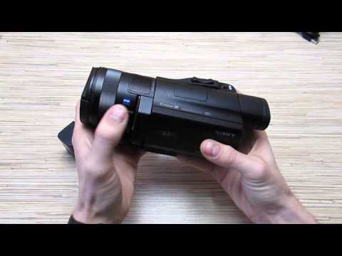Sony FDR-AX100E распаковка топовой видеокамеры с возможностью записи 4К видео!!!