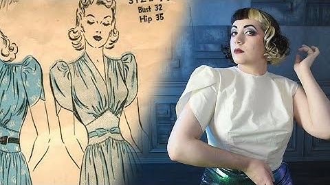 How To Make Tulip Sleeves // Pattern Drafting & Sewing Demo