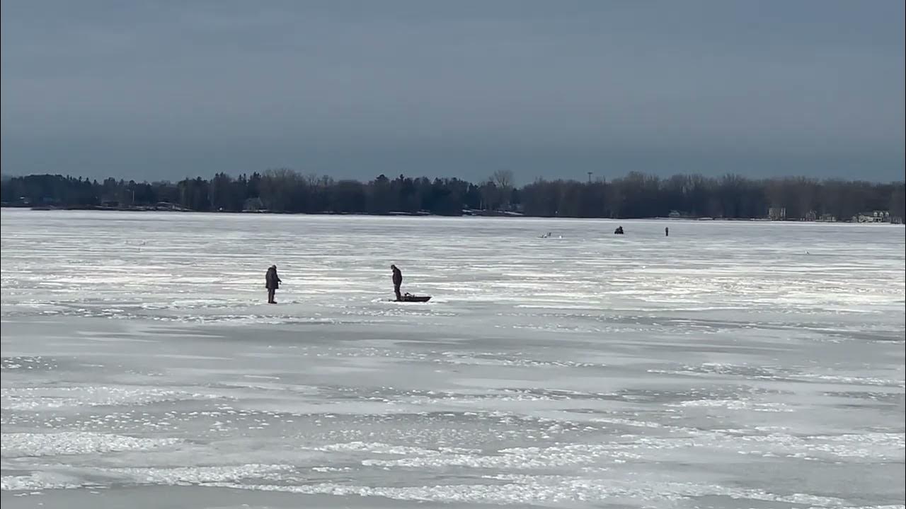 Warm Vermont Winter, Unsafe Lake Champlain Ice - YouTube