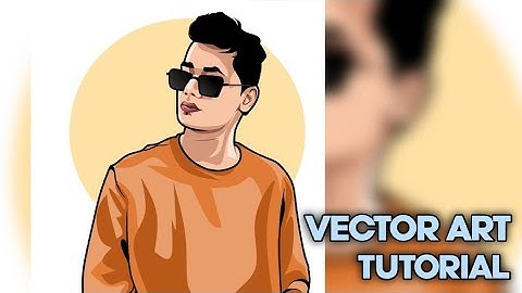 Vector art tutorial /cartoon photo/ infinite design