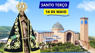 SANTO TERÇO DE APARECIDA DE HOJE  14/05/2024 | MISTÉRIOS DOLOROSOS | DIA DE SÃO MATIAS APÓSTOLO