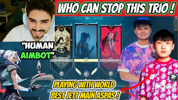 When World Champ MiBR Aspas Plays Jett Main With PRX Jinggg & PRX Patmen Crazy Gameplay