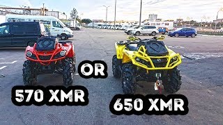 BRP 650XMR  или BRP 570 XMR Какой выбрать?