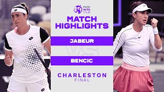 Ons Jabeur vs. Belinda Bencic | 2022 Charleston Final | WTA Match Highlights