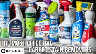 THE BEST CARPET STAIN REMOVERS OF 2023
