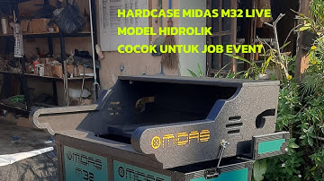 Hardcase mixer hidrolik midas m32 live