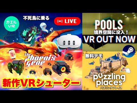 楽しみ方色々VR情報配信・新作VRゲームThe Phoenix Gene・POOLS