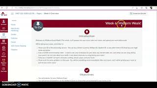 MAT 121 Online Course Tour