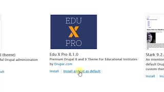 How To Install Drupal Edu X Pro Theme