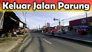 Jalan Serua Raya Bojongsari Depok Keluar Cinangka Jalan Parung