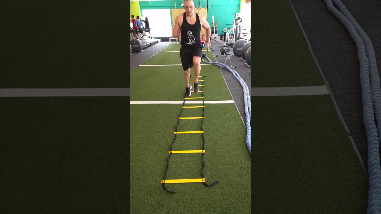 High Knee Agility Ladder Drill YouTube