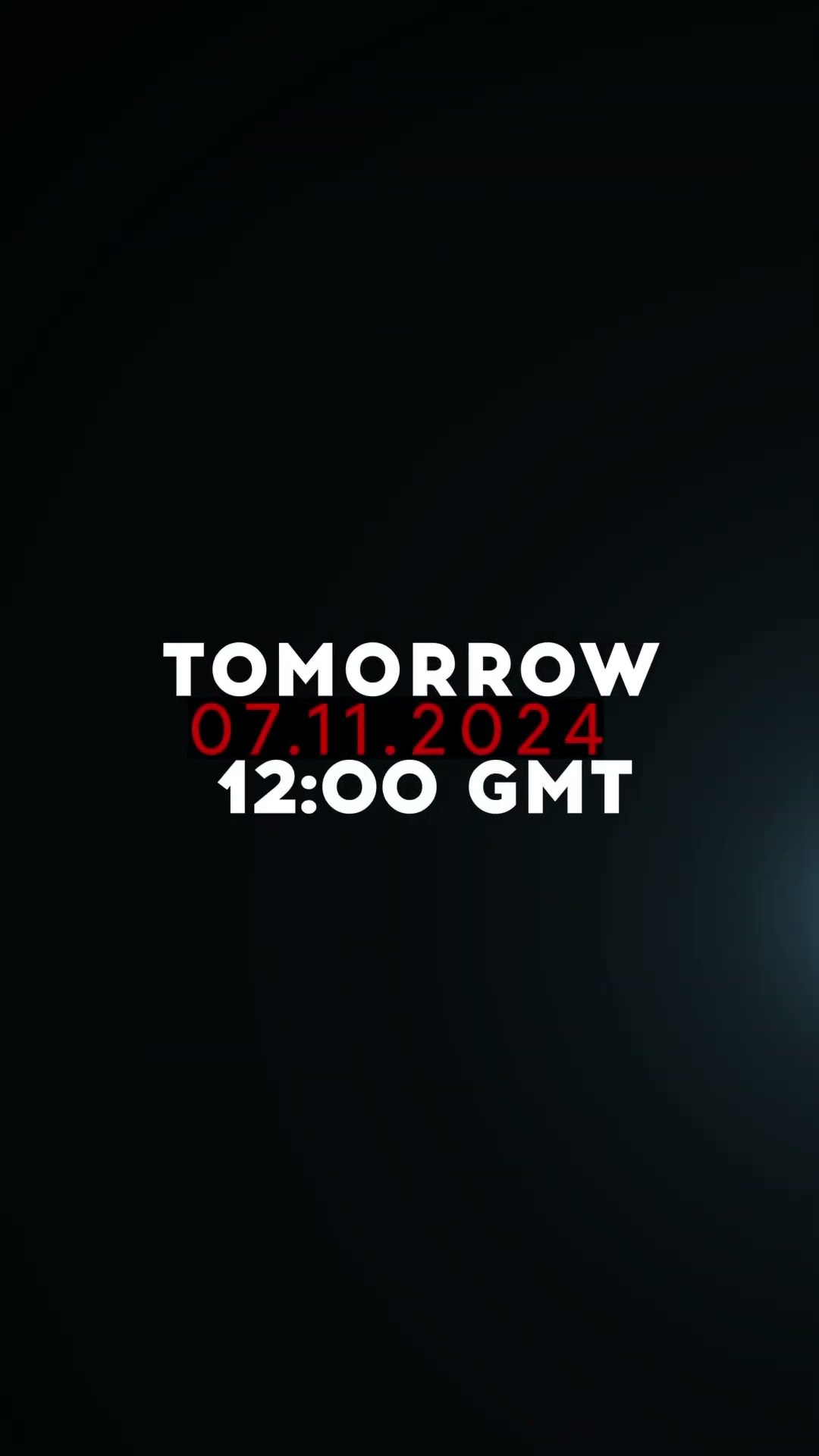 TOMORROW THURSDAY 07.11.2024 12.00 GMT #AWAKENYOURDREAM