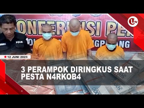 TIGA PERAMPOK SWALAYAN DIRINGKUS SAAT PESTA NARKOBA DI HOTEL | U-NEWS