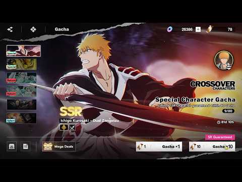 Bleach Soul Resonance: Summoning TYBW True Shikai Ichigo Max Dupes (B6/A5)