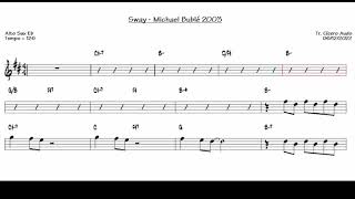 Sway - Michael Bublé 2003 (Alto Sax Eb) [Sheet music]