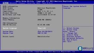 PIPO X7 Mini PC Bios Setting screenshot 3