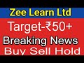 Zee learn q1 results 2024  zee learn share latest news zee learn share  zee learn latest news