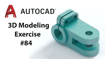 AutoCAD 3D Modeling - Exercise #84 - Basic to Advance in Hindi