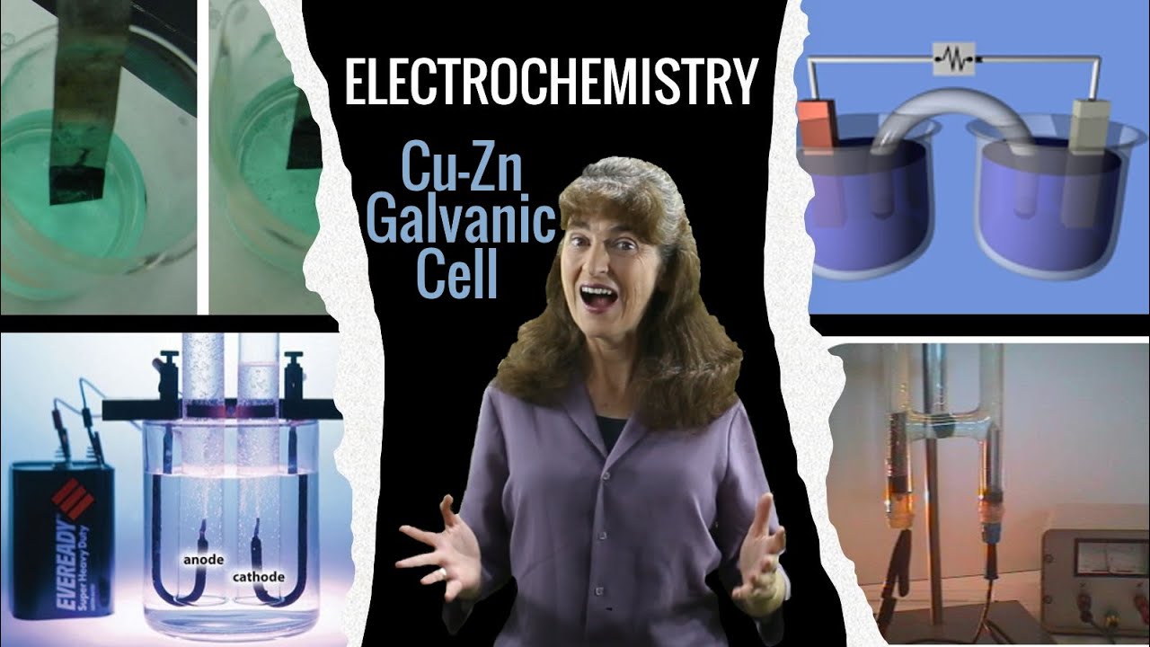 CopperZinc Galvanic Cell Electrochemistry YouTube