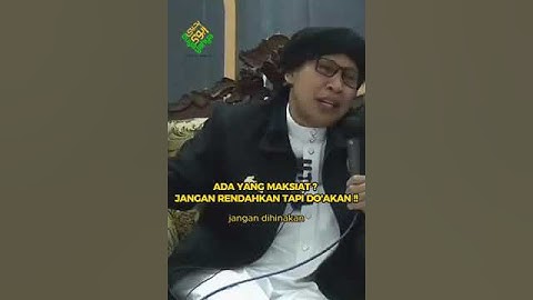 ADA YANG MAKSIAT ❓ JANGAN RENDAHKAN TAPI DO