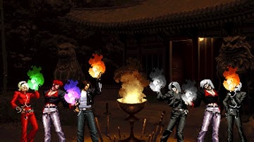 Kyo, Iori & Ash VS. Element Kyo, Iori & Ash