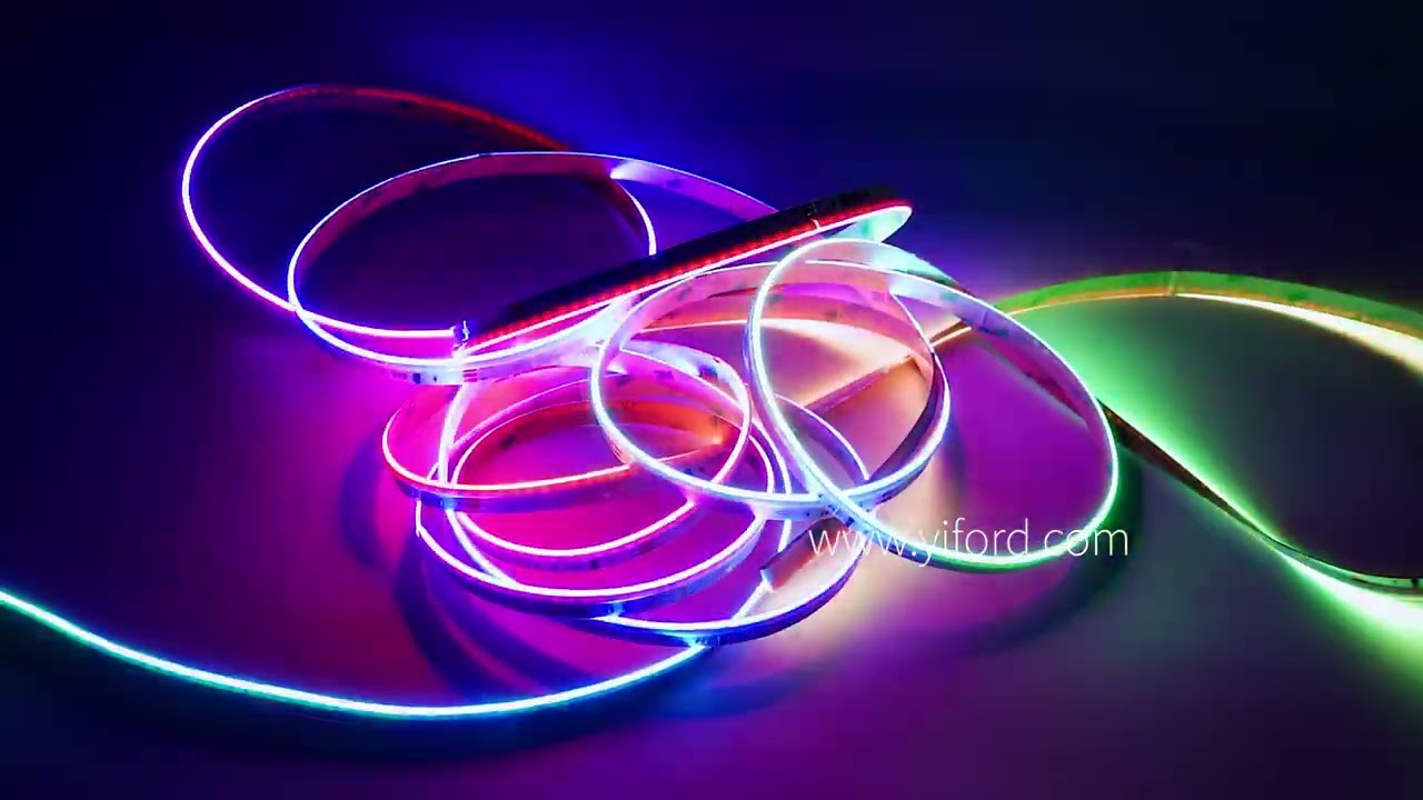 RGBIC Side-Emitting COB Strip Light by YIFORD
