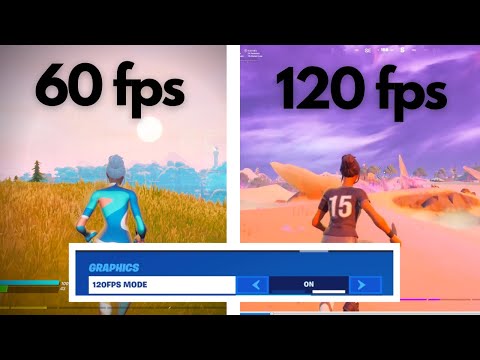 Fortnite 120FPS Gameplay On Xbox Series S (60fps Vs 120fps Graphics Differences)