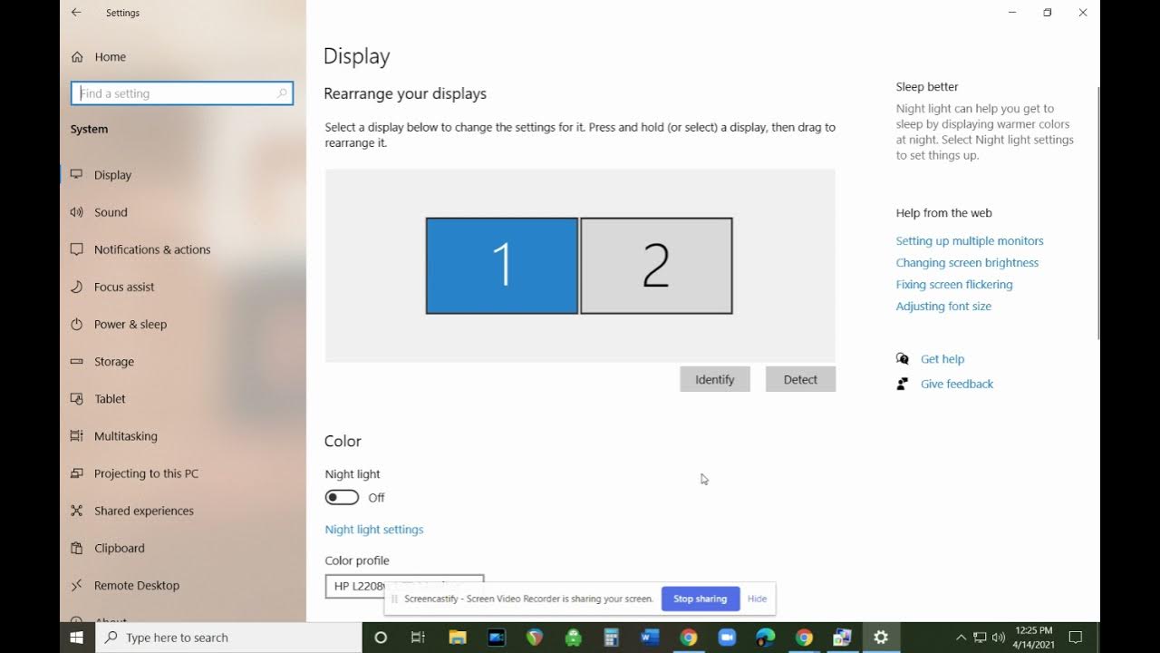 How to extend or duplicate displays (PC) YouTube