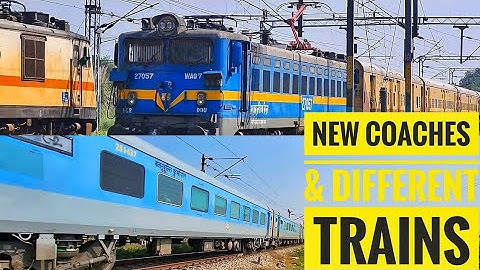 12054 Haridwar Jan Shatabdi new coaches | Clone Special Train | Two crossing in same time