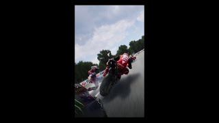 ДВОЙНОЕ ПАДЕНИЕ С МОТОЦИКЛОВ на MotoGP 2024 #shorts #short #onboard #motogp #yamaha