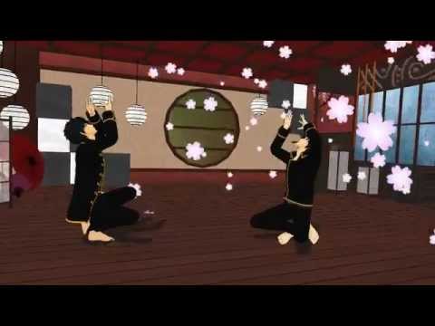 【MMD銀魂】上司と部下で季節外れの「桜前線異常ナシ」