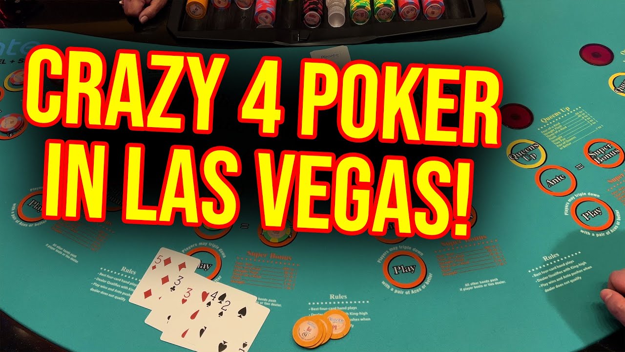 CRAZY 4 POKER IN LAS VEGAS! $1200 BUY IN $200 BETS!! - YouTube