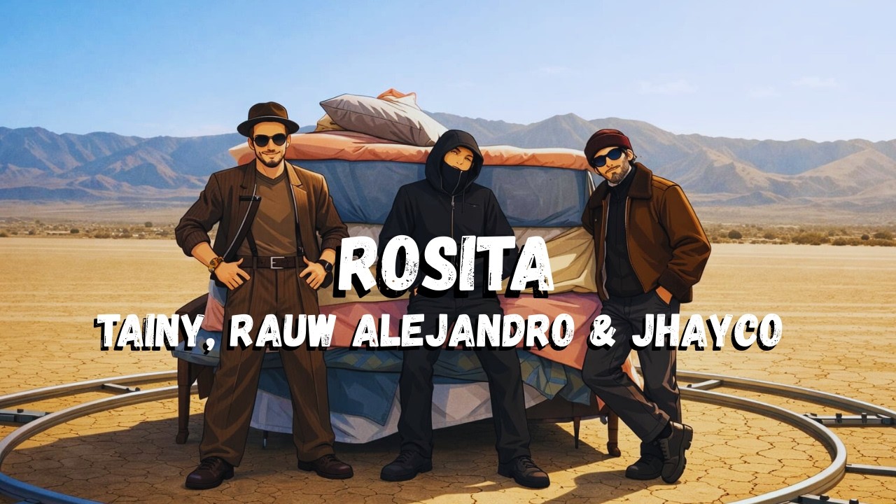 Tainy, Rauw Alejandro & JHAYCO - Rosita [Letra/Lyrics]