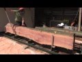 Milling a log with my bandsaw mill Milling a log with my bandsaw mill